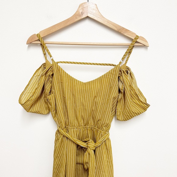 J.O.A. V-Neck Cold Shoulder Hi Lo Wrap Dress - Picture 5 of 9